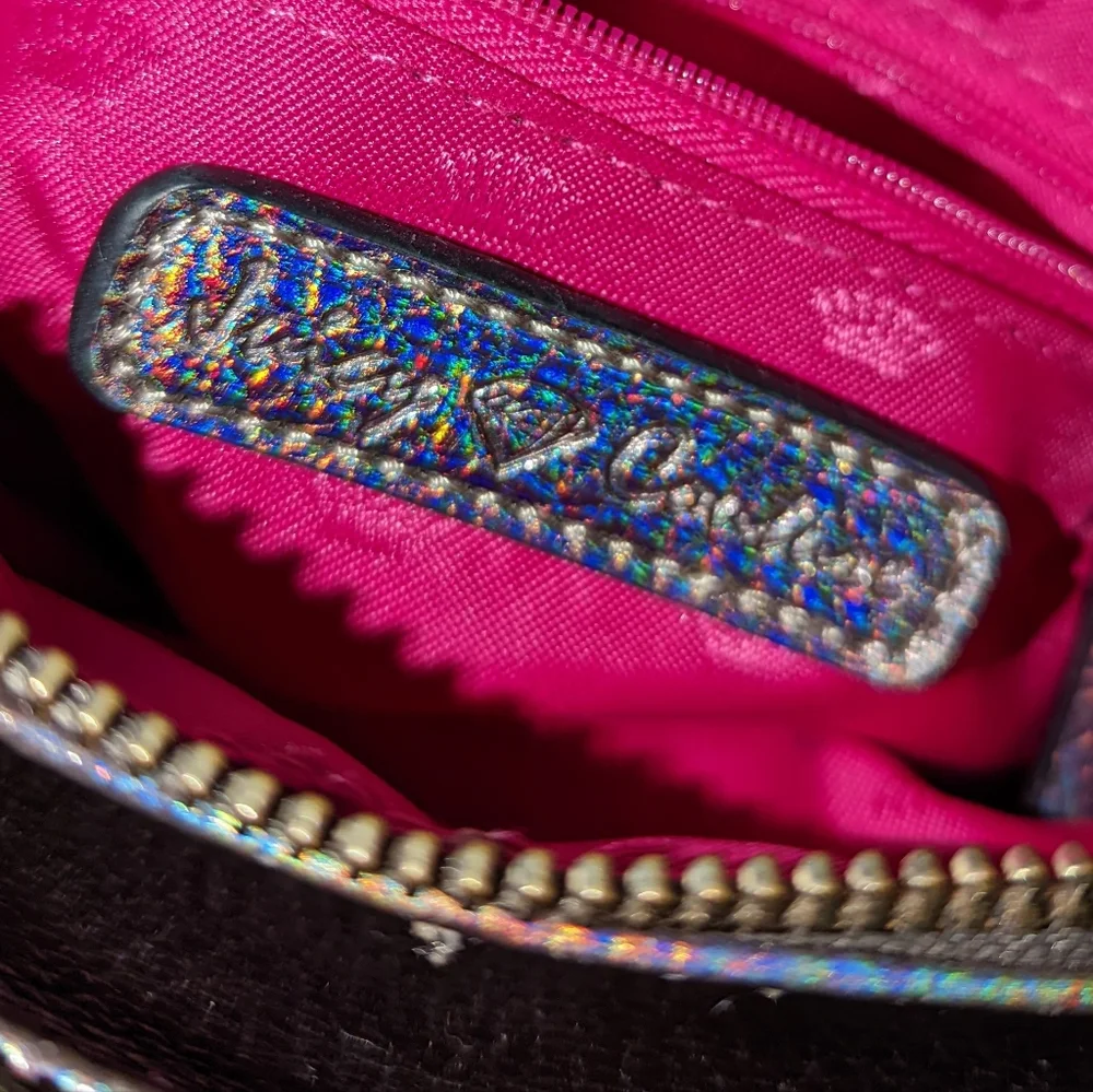 Juice Couture Mermaid heart lock shoulder crossbody bag.